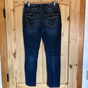 SILVER JEANS 28x29 Suki Mid Skinny Super Stretch Jeans - Great Condition!